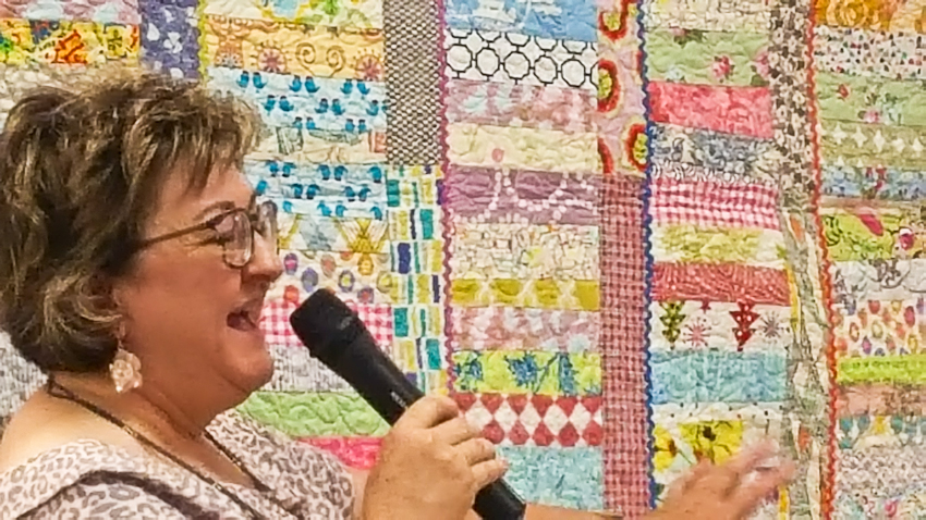 KLQ August Meeting Quilts With Stash Bandit