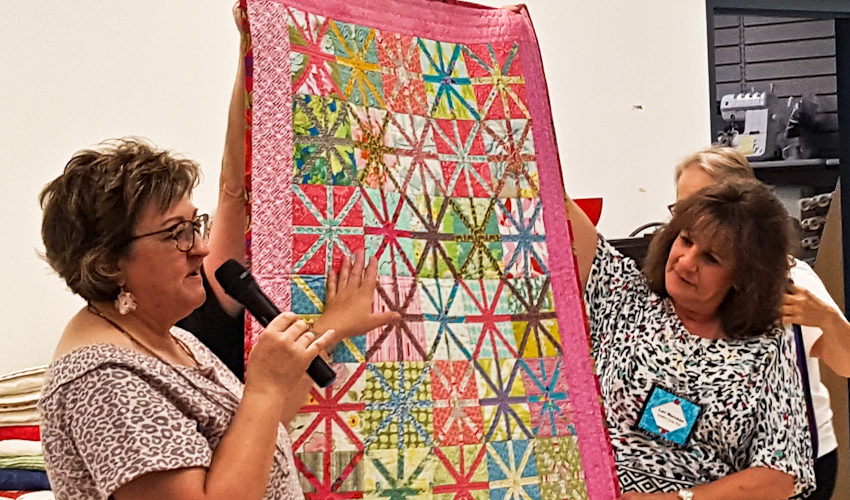 KLQ August Meeting Quilts With Stash Bandit